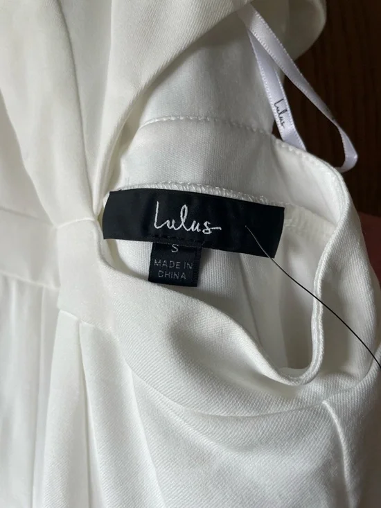 Lulu's White Cutout Wide-Leg Jumpsuit - Picture 4 of 6